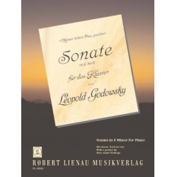 Sonate e-Moll für Klavier - Leopold Godowsky