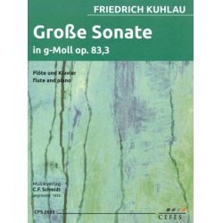 Große Sonate g-Moll op.83,3 - Friedrich Daniel Rudolph Kuhlau
