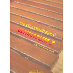 Ultimatum 2 for 2 marimbas - Nebojsa Jovan Zivkovic