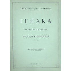 Ithaka op.21  für Bariton und Orchester - Wilhelm Stenhammar