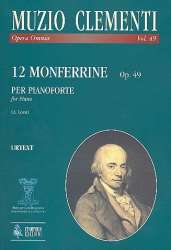 12 Monferrine op.49 für Klavier - Muzio Clementi