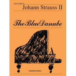 The blue Danube for easy piano - Johann Strauß / Strauss (Sohn)