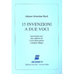 15 Invenzioni a 2 voci per - Johann Sebastian Bach