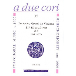 La bresciana à 8 für 8 Instrumente - Lodovico Grossi da Viadana