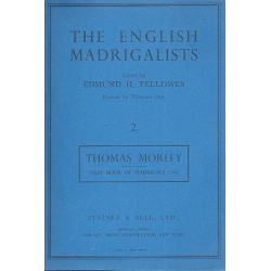 The first Book of Madrigals (1594) - Thomas Morley