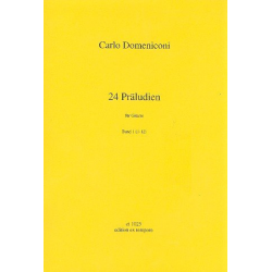 24 Präludien Band 1 (Nr.1-12) - Carlo Domeniconi