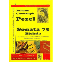 Sonata 75 - Johann Christoph Pezel