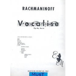 Vocalise op.34,14 - Sergei Rachmaninov (Rachmaninoff)