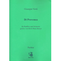 Di Provenca il mar il suol für Panflöte - Giuseppe Verdi