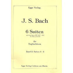 6 Suiten Band 2 (Nr.4-6) - Johann Sebastian Bach