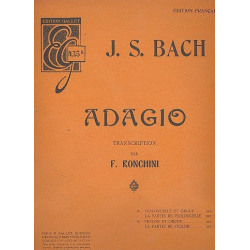 Adagio pour violon et Orgue (piano) - Johann Sebastian Bach