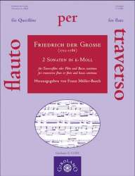 2 Sonaten e-Moll für Flöte oder - Friedrich der Grosse
