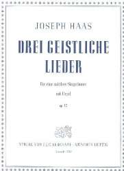 3 geistliche Lieder op.13 - Joseph Haas