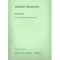 Sonate für Violoncello und Klavier - Aribert Reimann