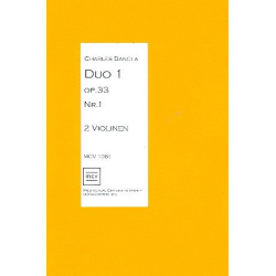 Duo op.33,1 für 2 Violinen - Jean Baptiste Charles Dancla