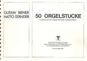 50 Orgelstücke zu Liedern des - Gustav Biener