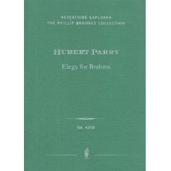 Elegy for Brahms - Sir Charles Hubert Parry