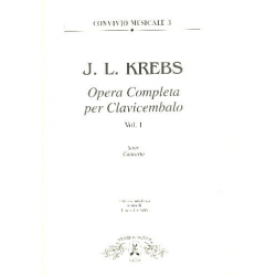 Opera completa vol.1 per clavicembalo - Johann Ludwig Krebs