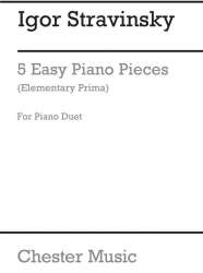 5 easy Pieces for piano 4 hands - Igor Strawinsky