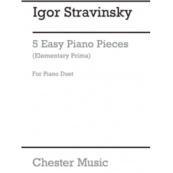 5 easy Pieces for piano 4 hands -Igor Strawinsky