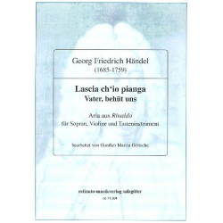 Lascia ch'io pianga für Sopran, Violine - Georg Friedrich Händel (George Frederic Handel)