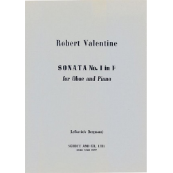 SONATA F MAJOR NO.1 : FOR OBOE AND - Roberto Valentino