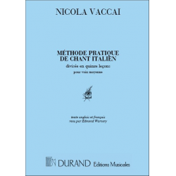Vaccai  : Methode De Chant Mezzo-Piano (Fr-Angl - Nicola Vaccai