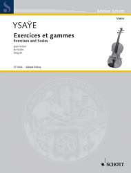 Exercices et gammes - Eugène Ysaye