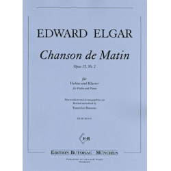 Chanson de matin op.15,2 für Violine und Klavier - Edward Elgar
