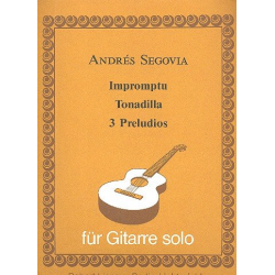 5 Stücke für Gitarre - Andrés Segovia y Torres