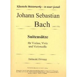 Suitensätze - Johann Sebastian Bach