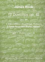 12 Duettinos op.42 Band 1 (Nr.1-6) - James Hook