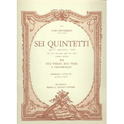 6 quintetti op.27 (secunda versione) - Luigi Boccherini