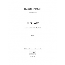 Mirage : pour saxophone alto et - Marcel Perrin