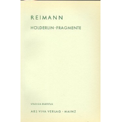 Hölderlin-Fragmente - Aribert Reimann
