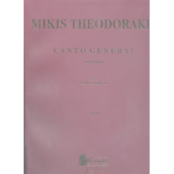 Canto general für Mezzosopran, Baßbariton, - Mikis Theodorakis