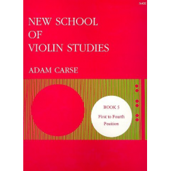 New School of Violin Studies vol.5 - Adam Carse