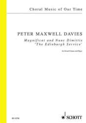 Magnificat and Nunc Dimittis : for - Sir Peter Maxwell Davies