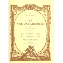 15 arie accademiche Band (Nr.4-6) - Luigi Boccherini