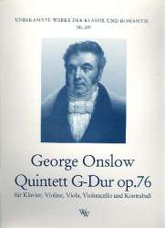 Quintett G-Dur op.76 für Klavier, - George Onslow