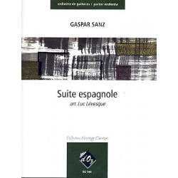 Suite espagnole für Gitarren-Ensemble - Gaspar Sanz