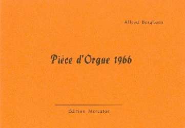 Pièce d'orgue 1966 -Alfred Berghorn