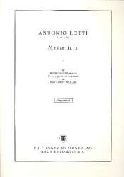 Messe a-Moll für Männerchor - Antonio Lotti