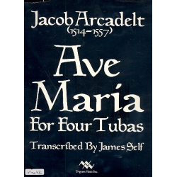 Ave Maria for 4 tubas - Jacob Arcadelt
