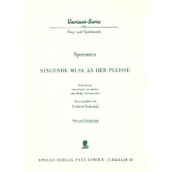 Singende Muse an der Pleisse - Johann Sigismund (Sperontes) Scholze