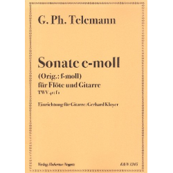 Sonate e-Moll TWV41:f1 - Georg Philipp Telemann