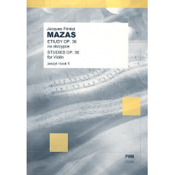 Studies op.36 vol.1 for violin - Jacques Mazas