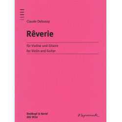 Reverie für Violine und Gitarre - Claude Achille Debussy