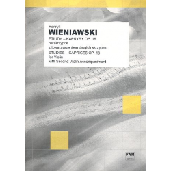 Etudes caprices op.18 - Henryk Wieniawsky