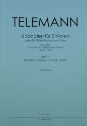 6 Sonaten op.2 Band 1 (Nr.1-3) - Georg Philipp Telemann